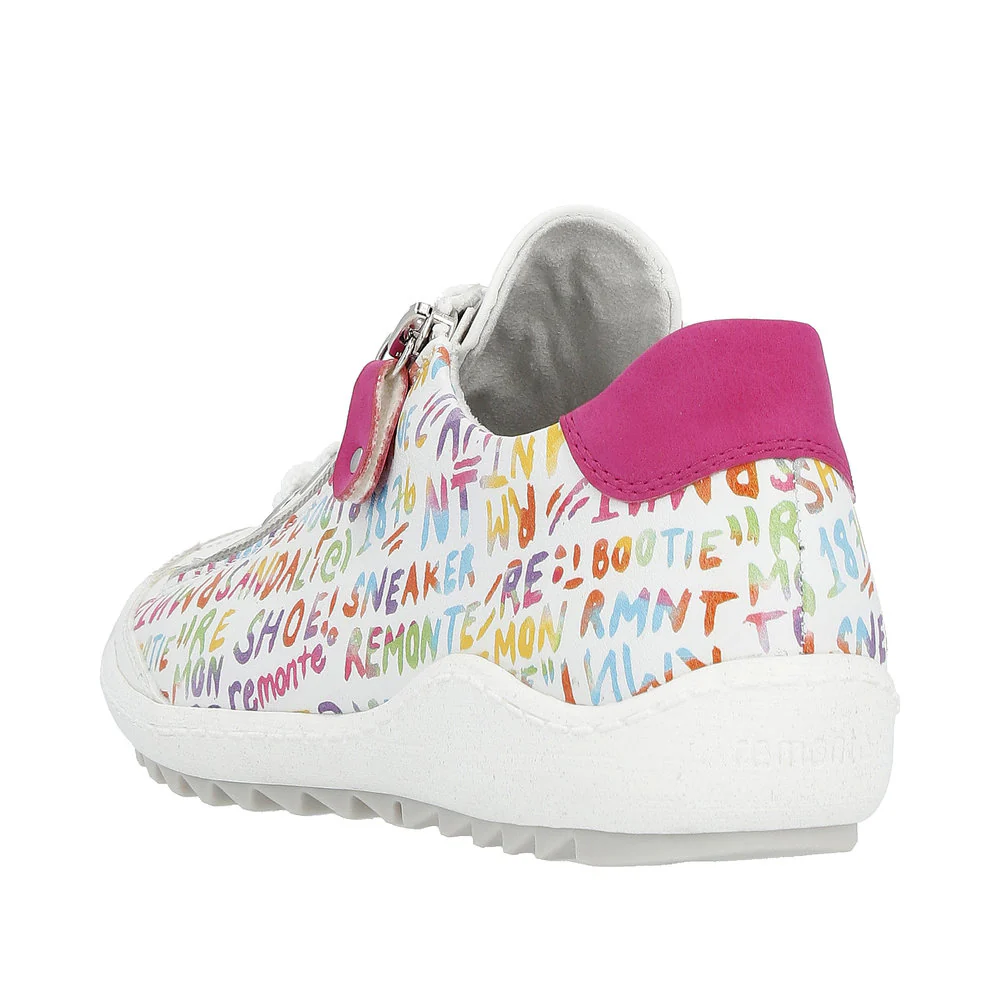 White Multi Lace Up - Image 4
