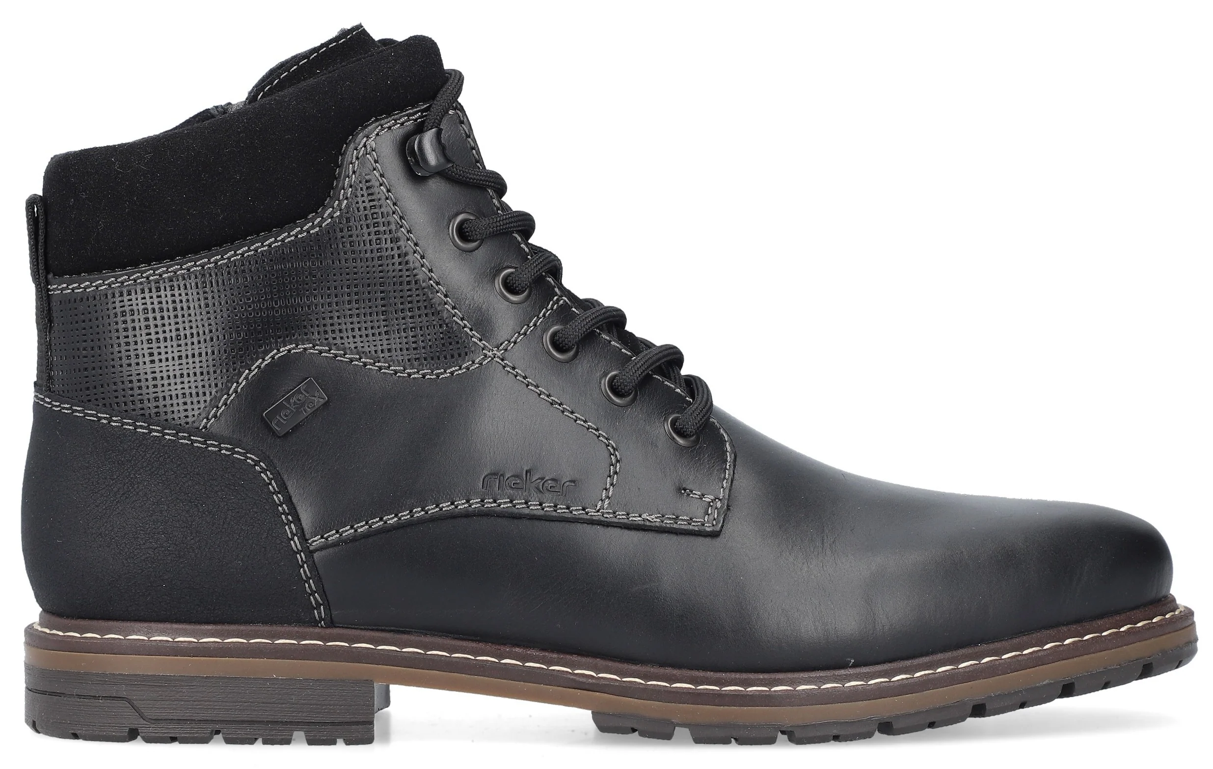 Black Lace Up Boot