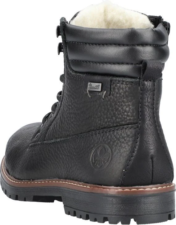 Black Lace Up Boot - Image 5