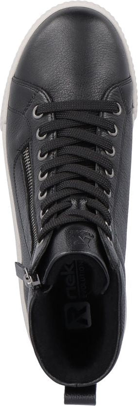 Black Lace Up Boot - Image 6