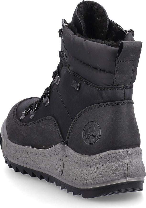 Black Lace Up Boot - Image 5