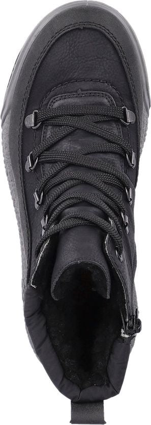 Black Lace Up Boot - Image 6