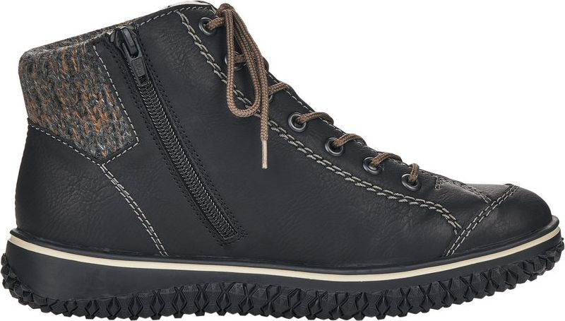Black Lace Up Hiker - Image 2