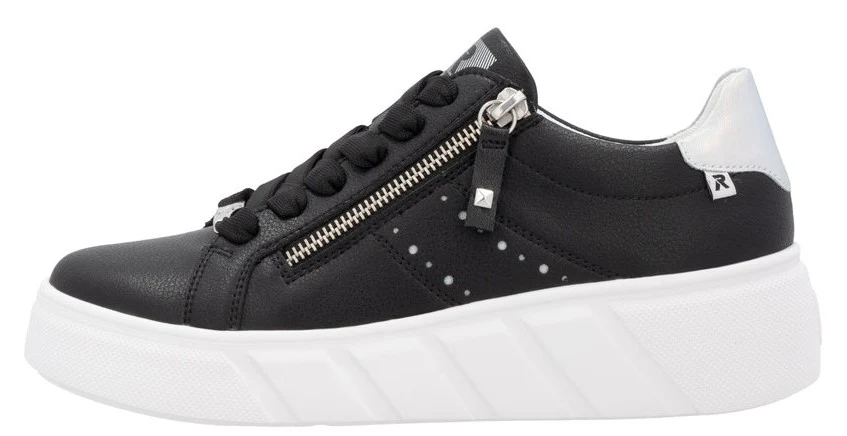 Black Lace Up Side Zip - Image 3