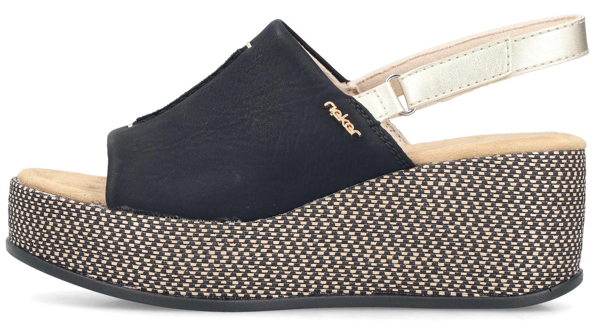 Black Platform Sandal - Image 2