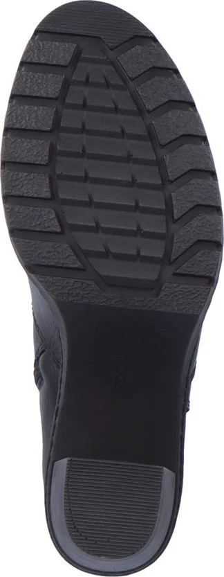 Black Side Zip High Heel - Image 7