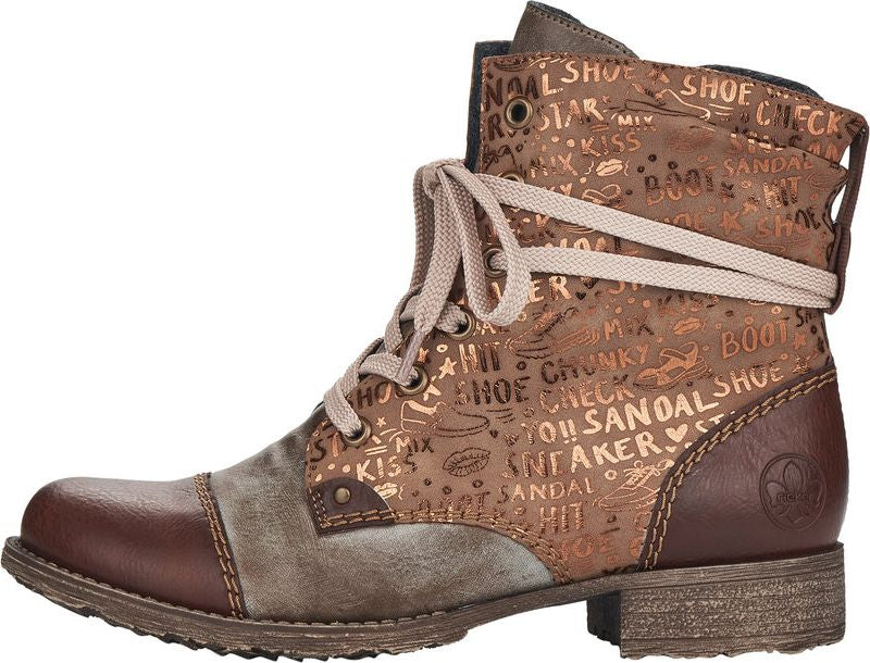 Brown Lace Up Boot - Image 3