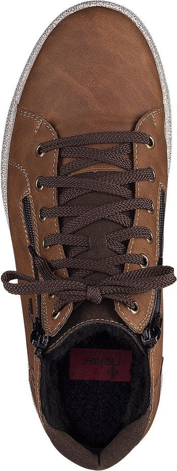 Brown Warm Lined Lace Up Boot - Image 4