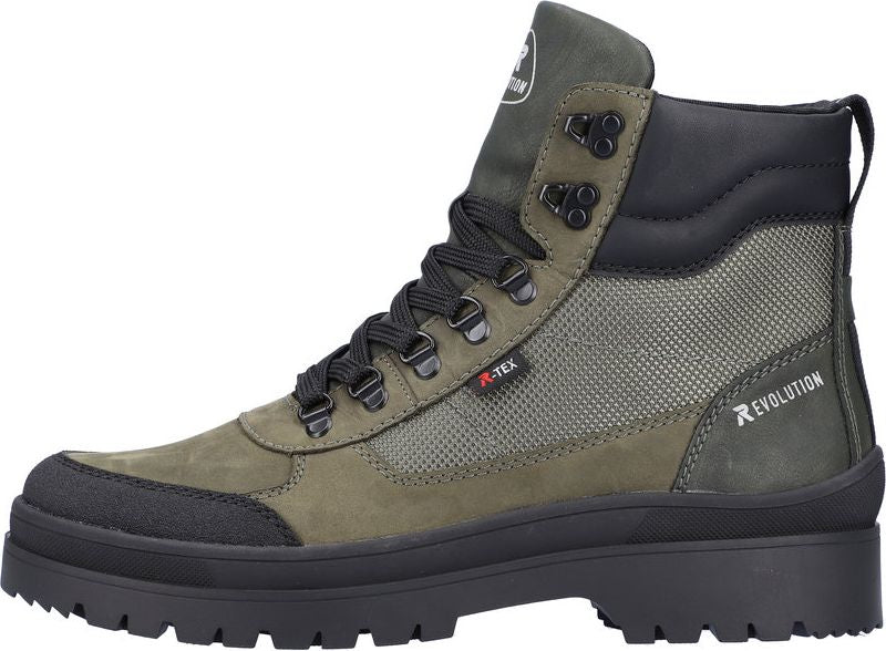 Green Lace Up Winter Boot - Image 3