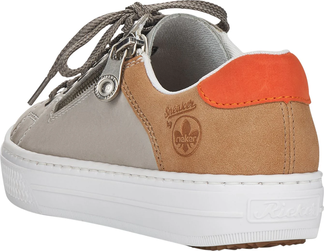 Grey/Tan/Orange Lace Up - Image 3