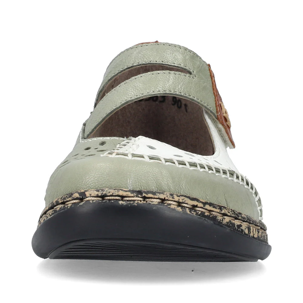 White Perf Mary Jane - Image 6