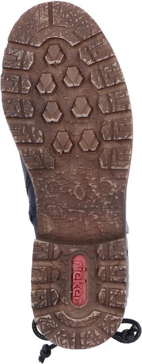 Navy Back Lace Boot - Image 7
