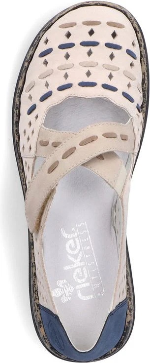 Off White Velcro Shoe - Image 4