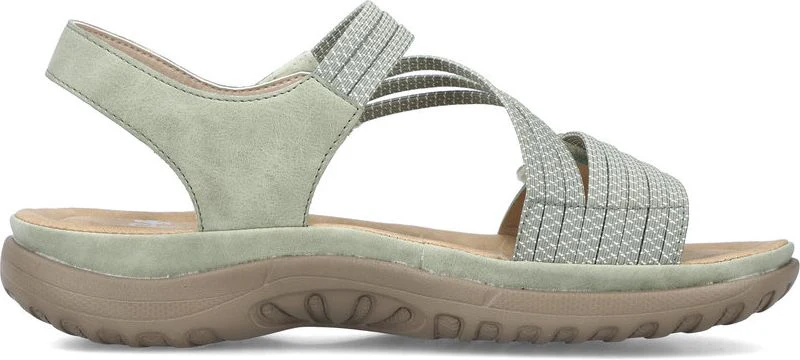Pistachio Cross Strap Sandal - Image 2