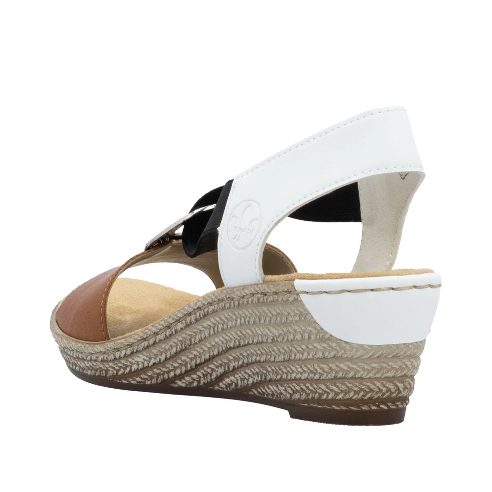 Tan Elastic Pull On Wedge - Image 5