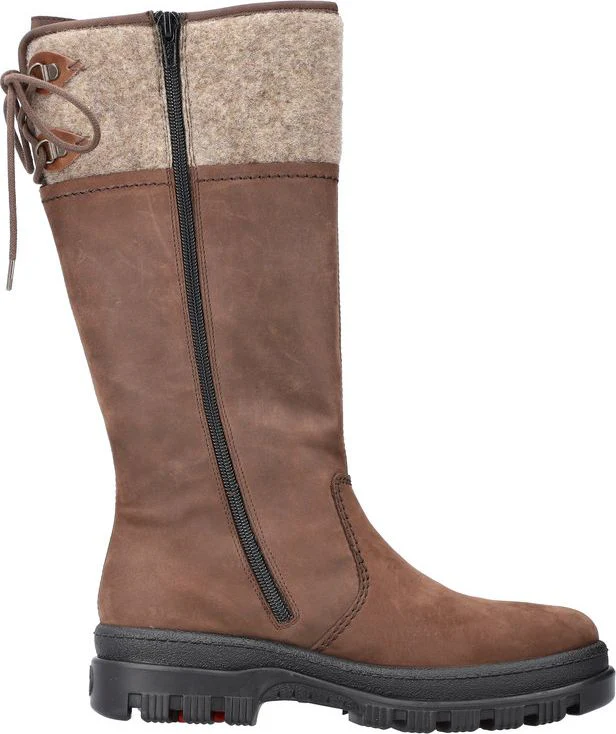 Tan Mid Calf Flip Grip Boot - Image 2