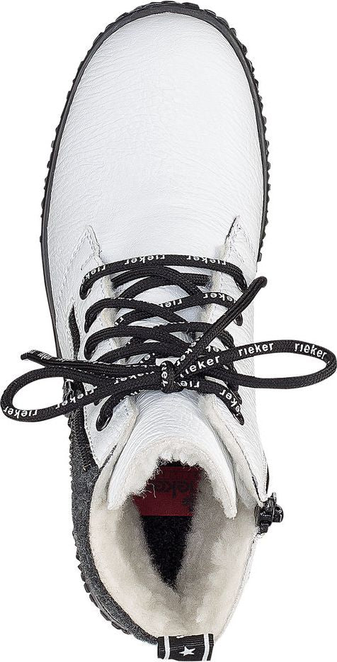 White Lace Up Boot - Image 4