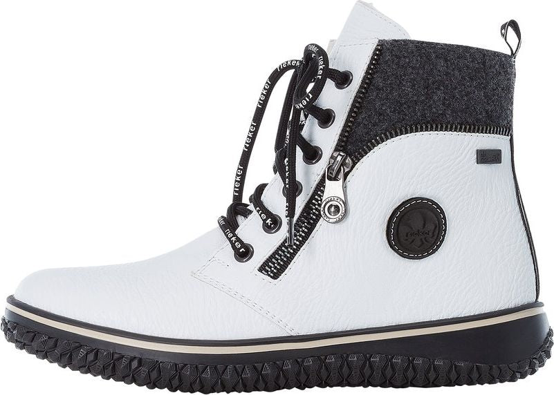 White Lace Up Boot - Image 5