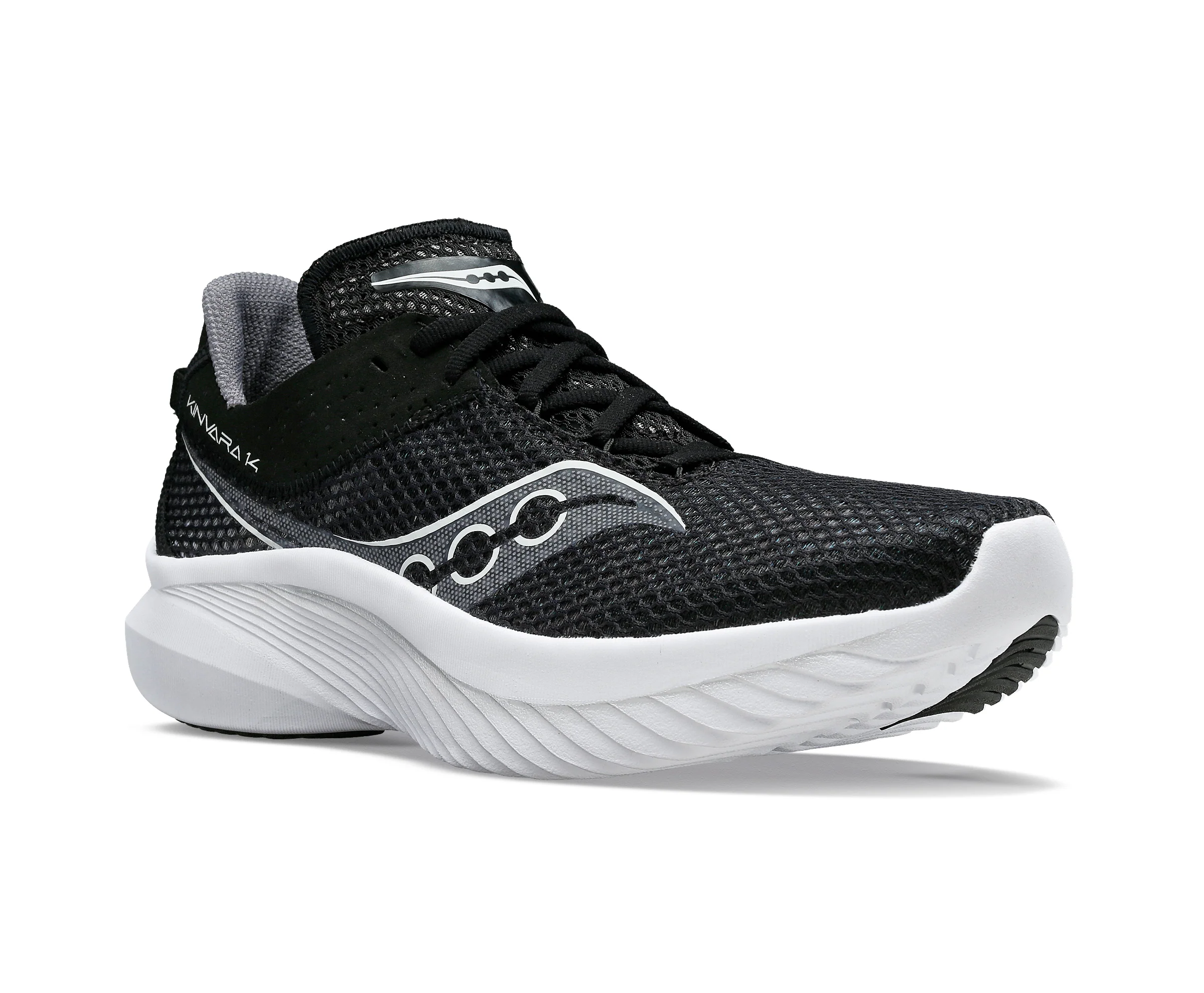 Kinvara 14 Black White - Wide