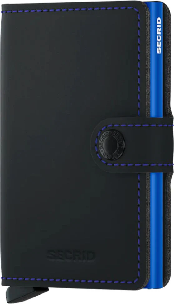 Miniwallet Matte Black & Blue