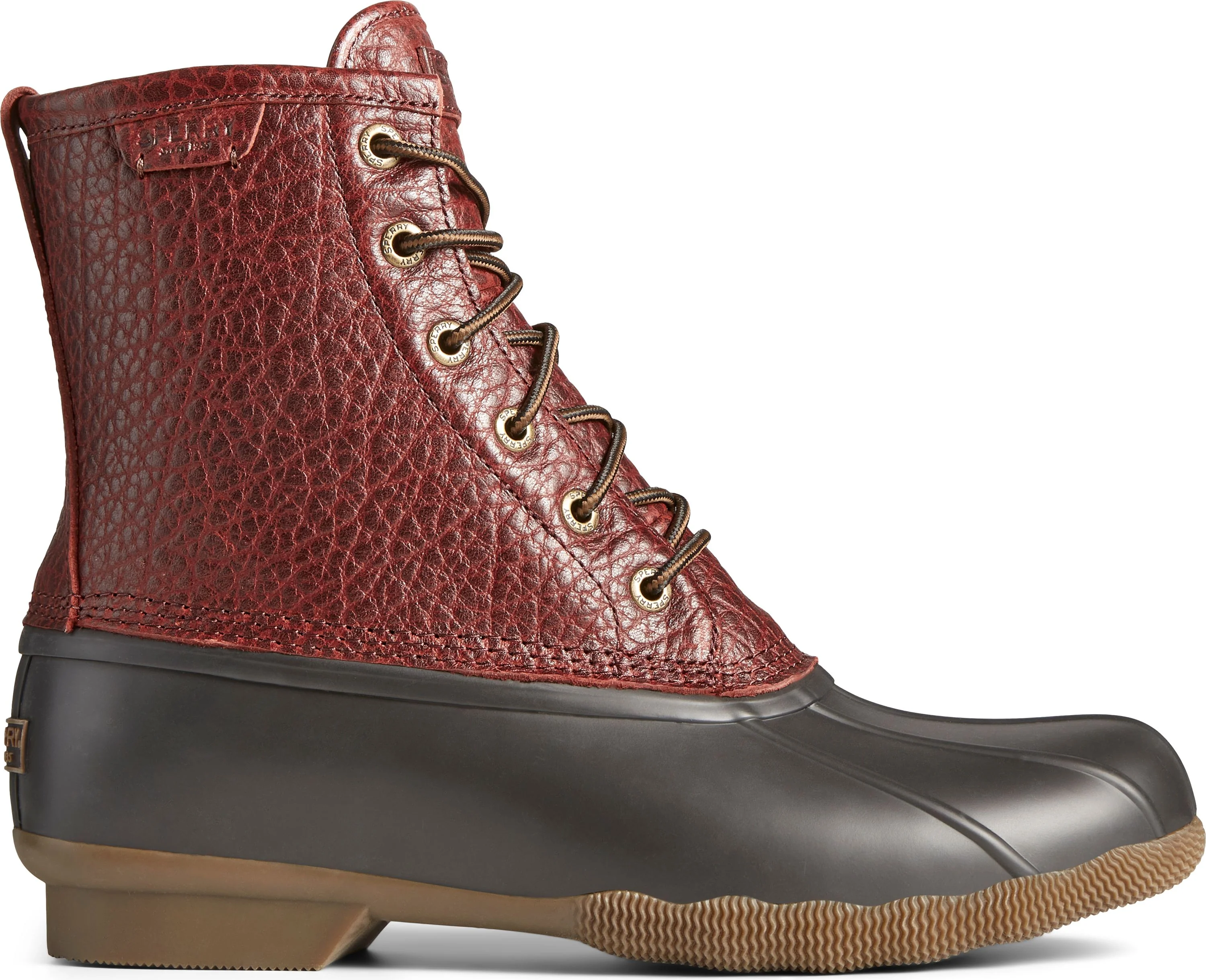 Saltwater Duck Boot Black & Amaretto - Image 2