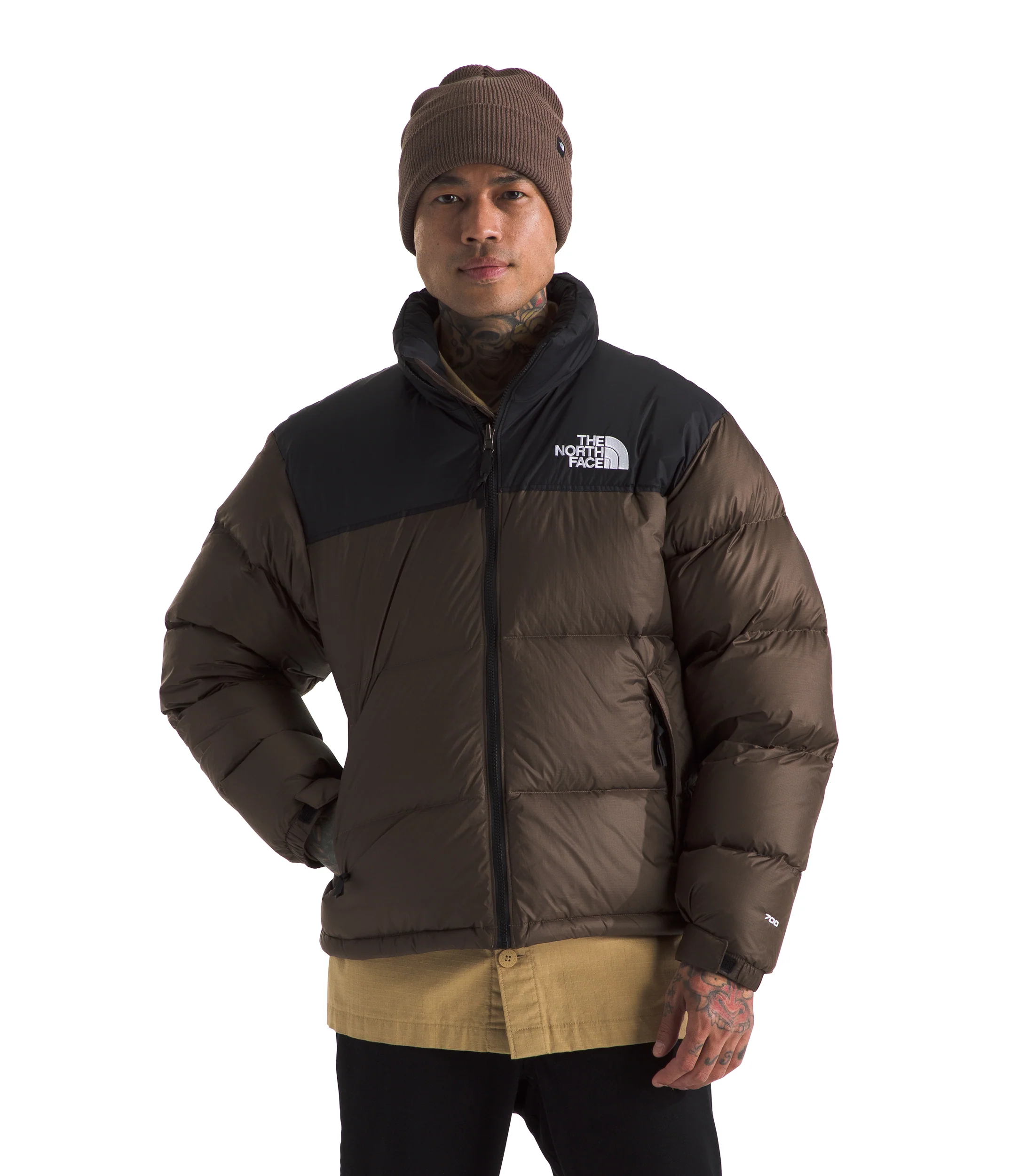 Men's 1996 Retro Nuptse Jacket Smokey Brown - Image 2