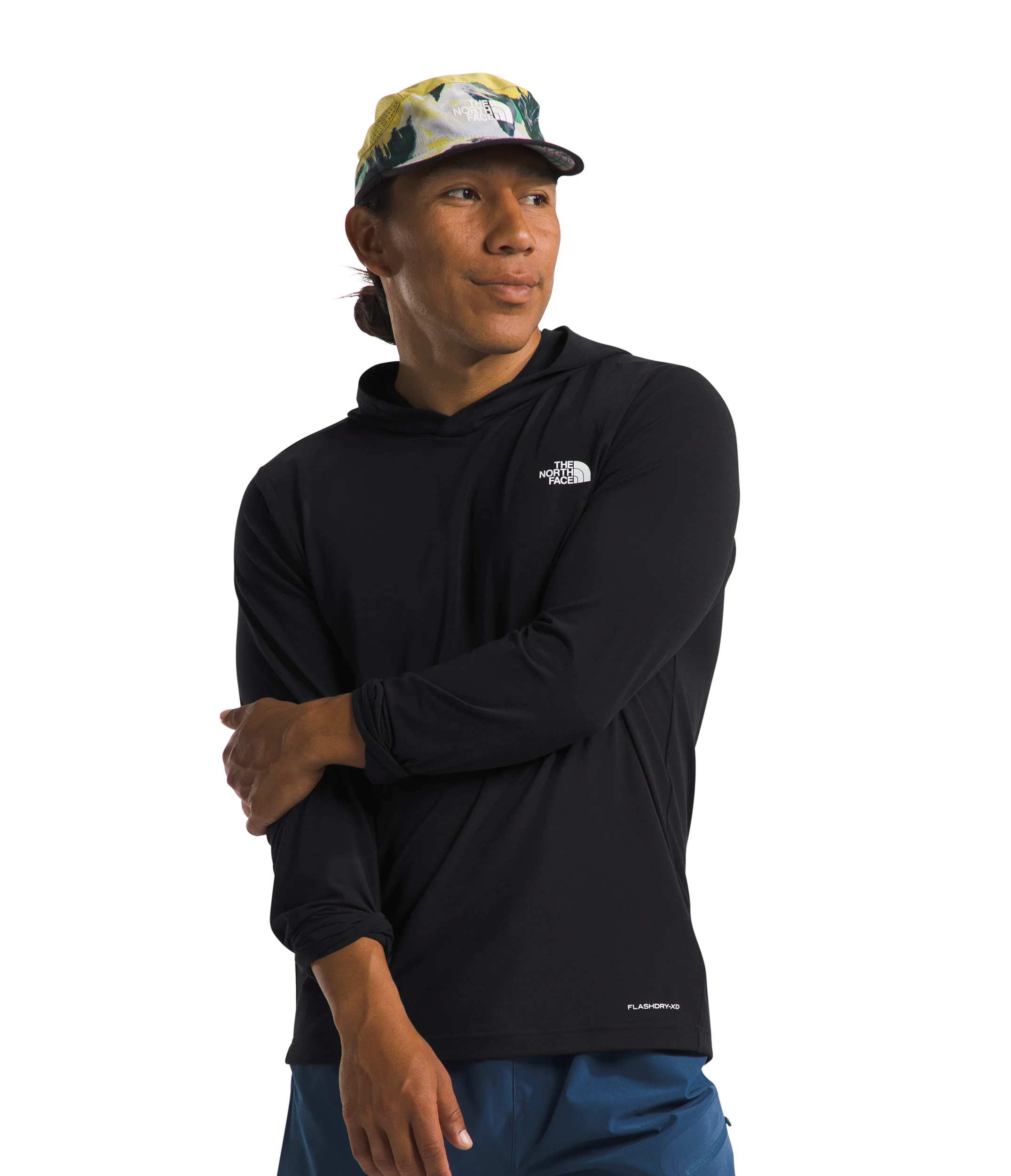 Men's Adventure Sun Hoodie TNF Black - Image 2