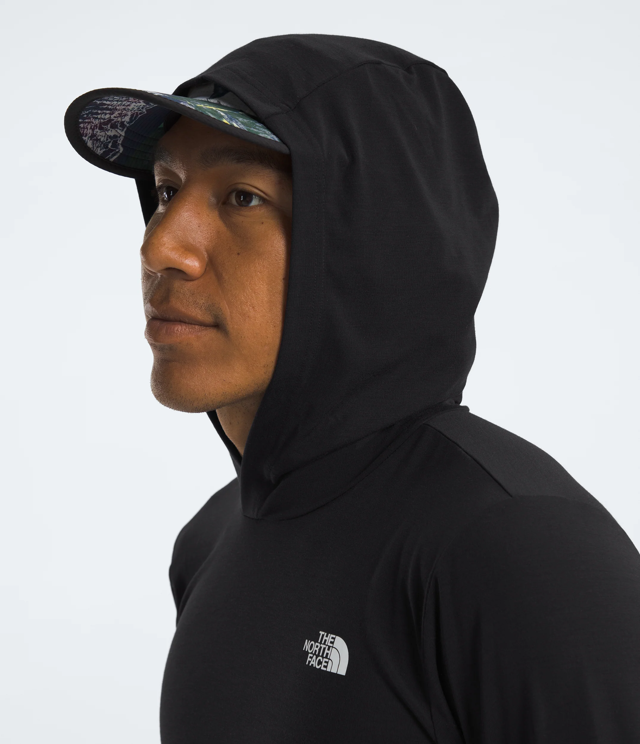 Men's Adventure Sun Hoodie TNF Black - Image 3
