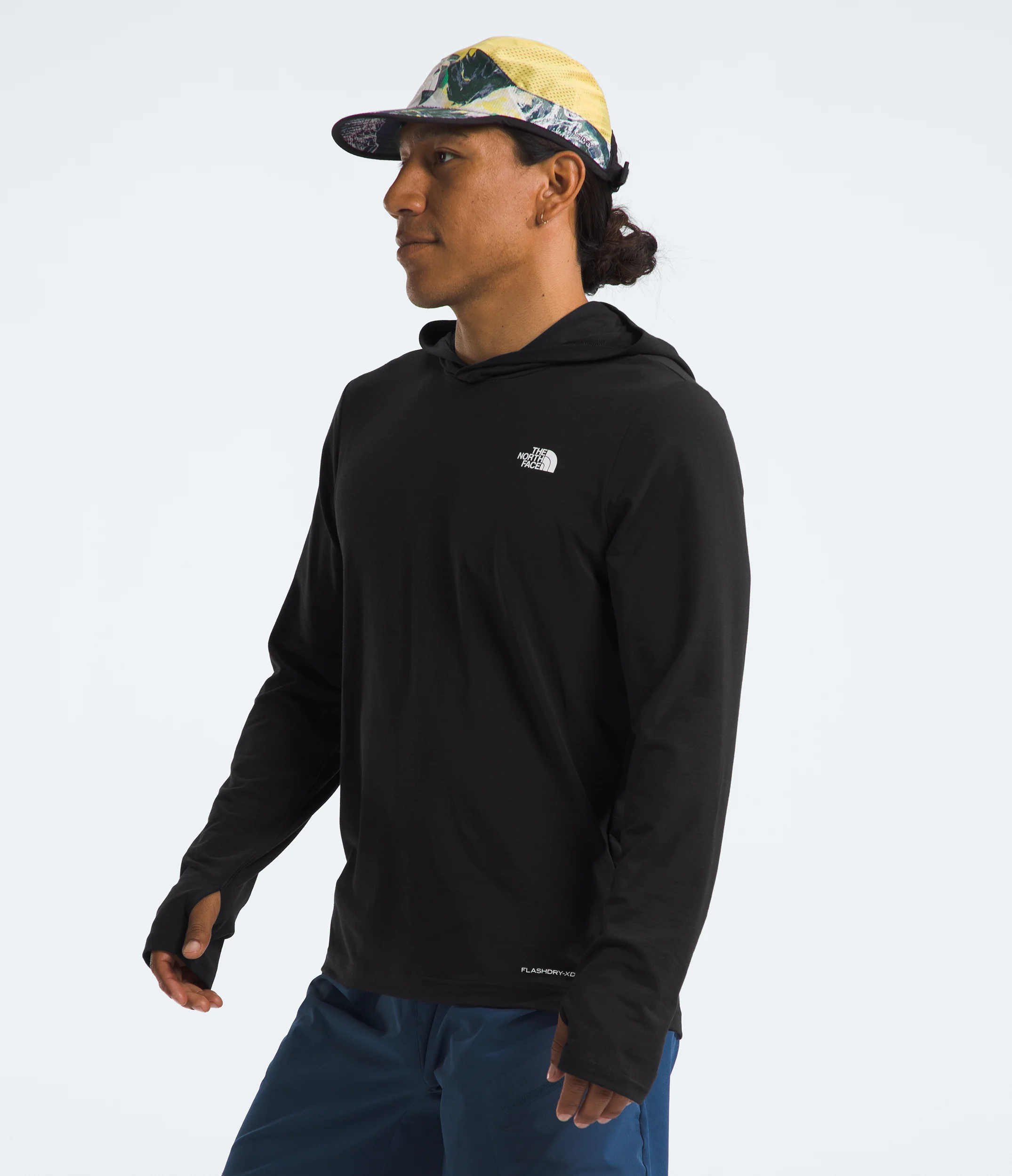 Men's Adventure Sun Hoodie TNF Black - Image 4