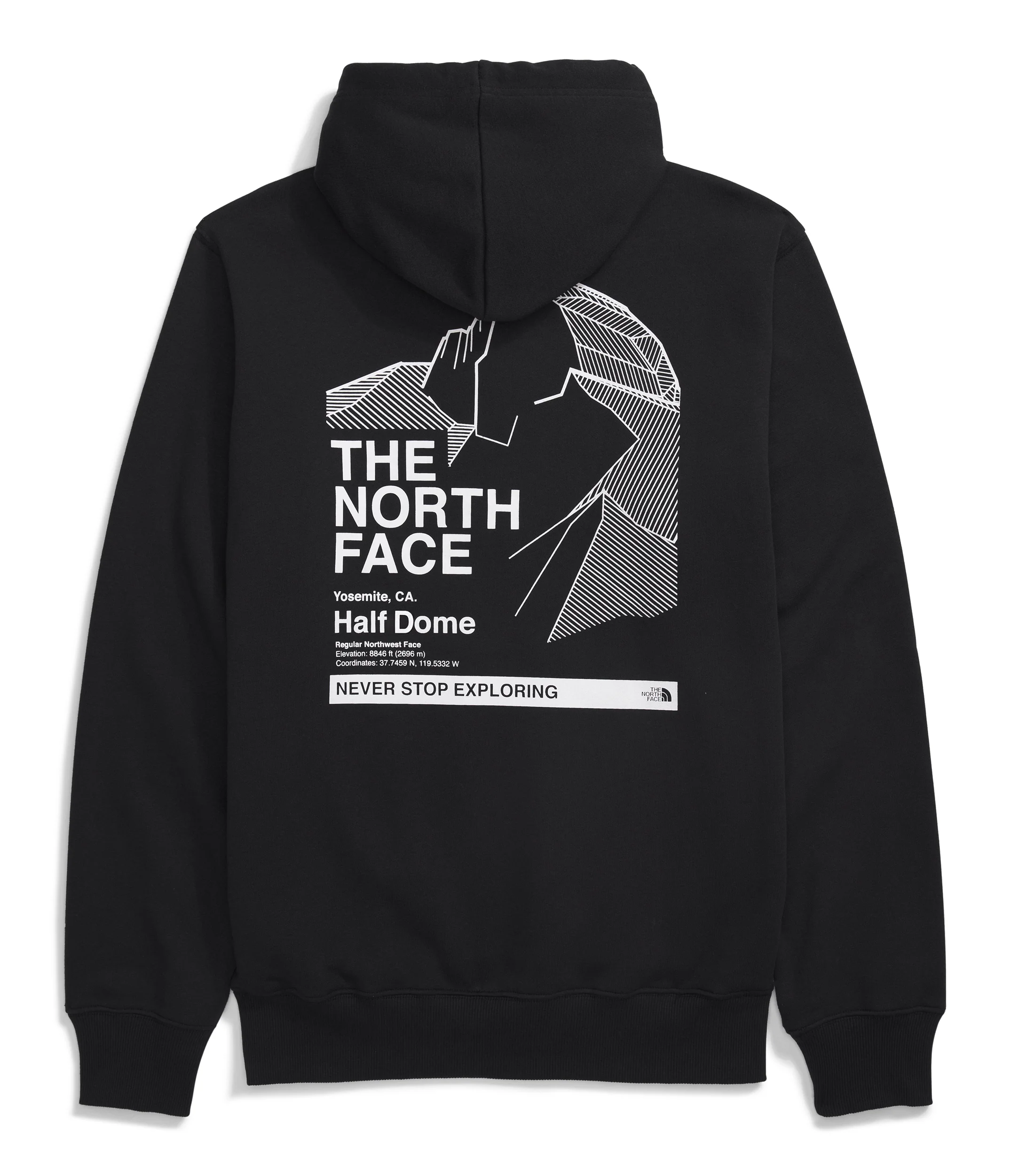 Men's Places We Love Hoodie TNF Black TNF White - Image 3