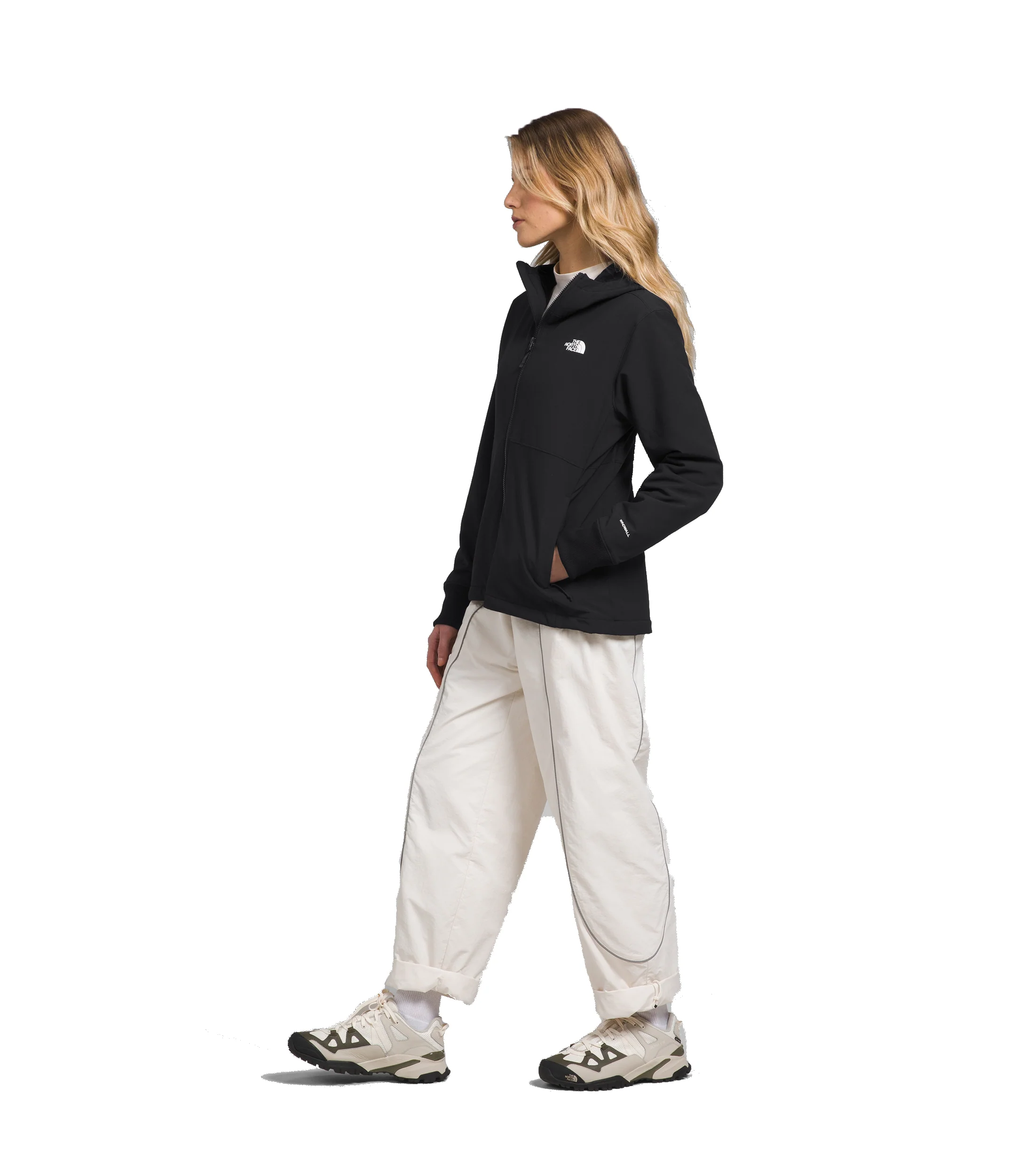 Women's Shelbe Raschel Hoodie TNF Black - Image 2