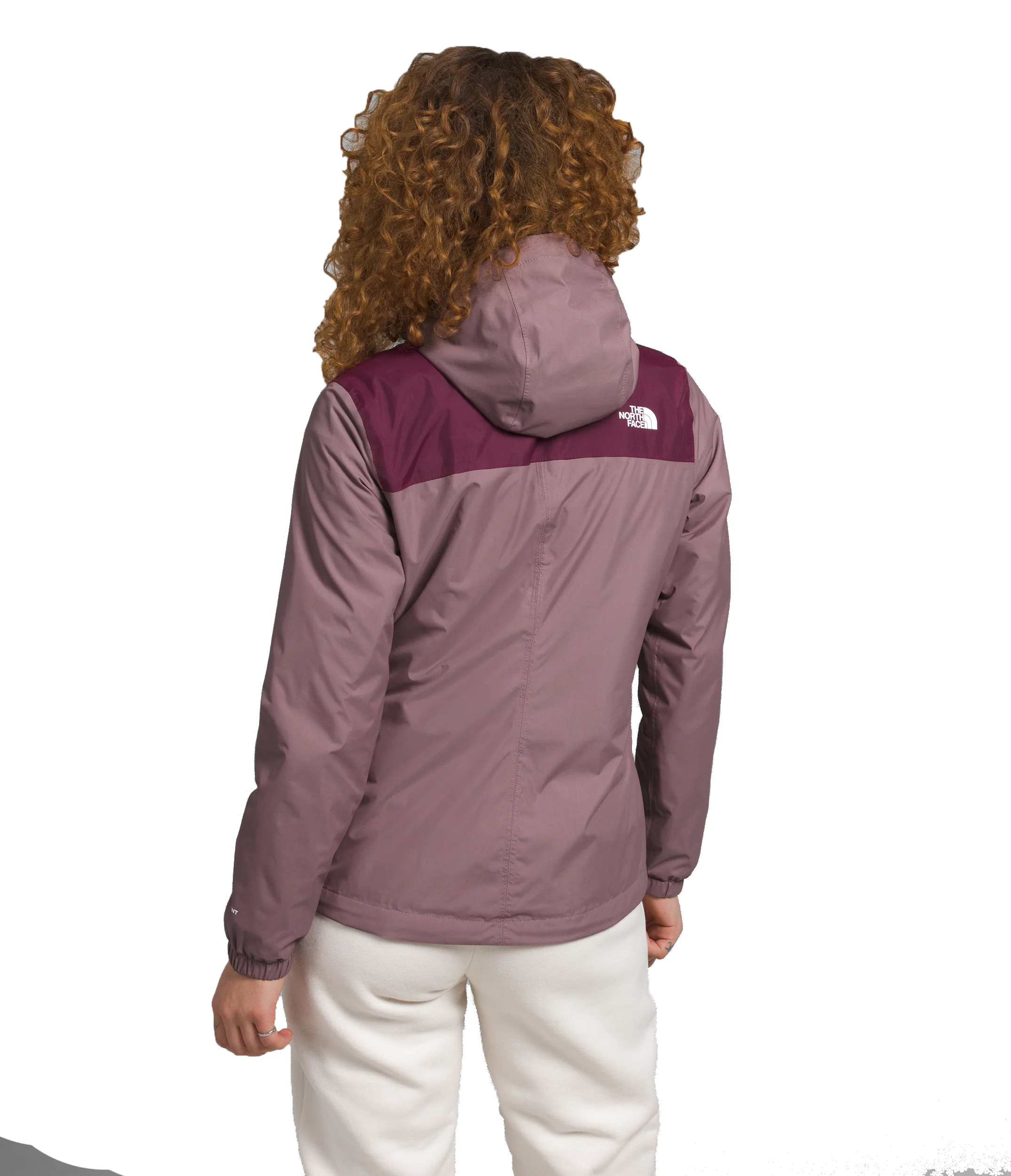 W Antora Jacket Fawn Grey Boysenberry - Image 4