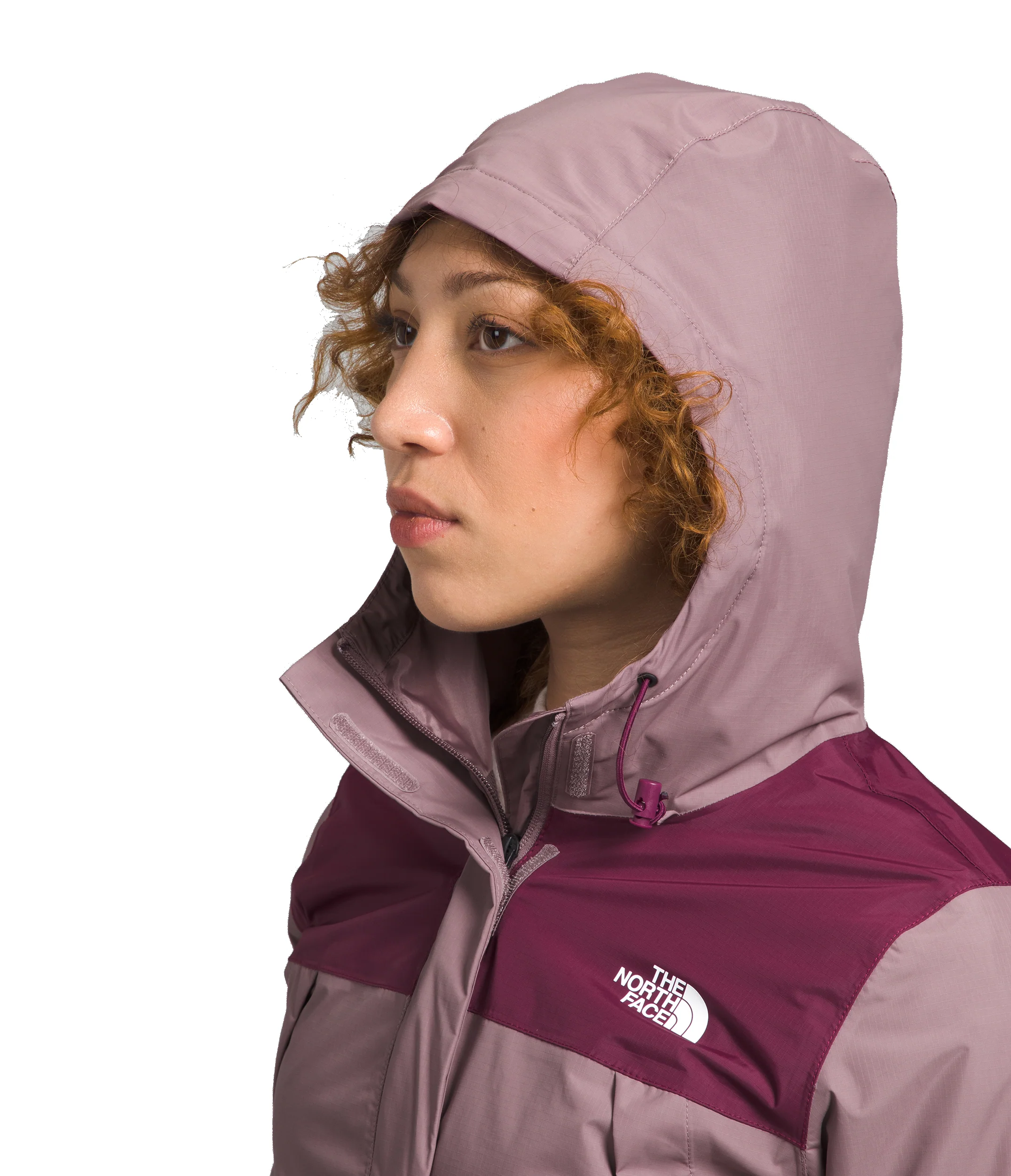 W Antora Jacket Fawn Grey Boysenberry - Image 5
