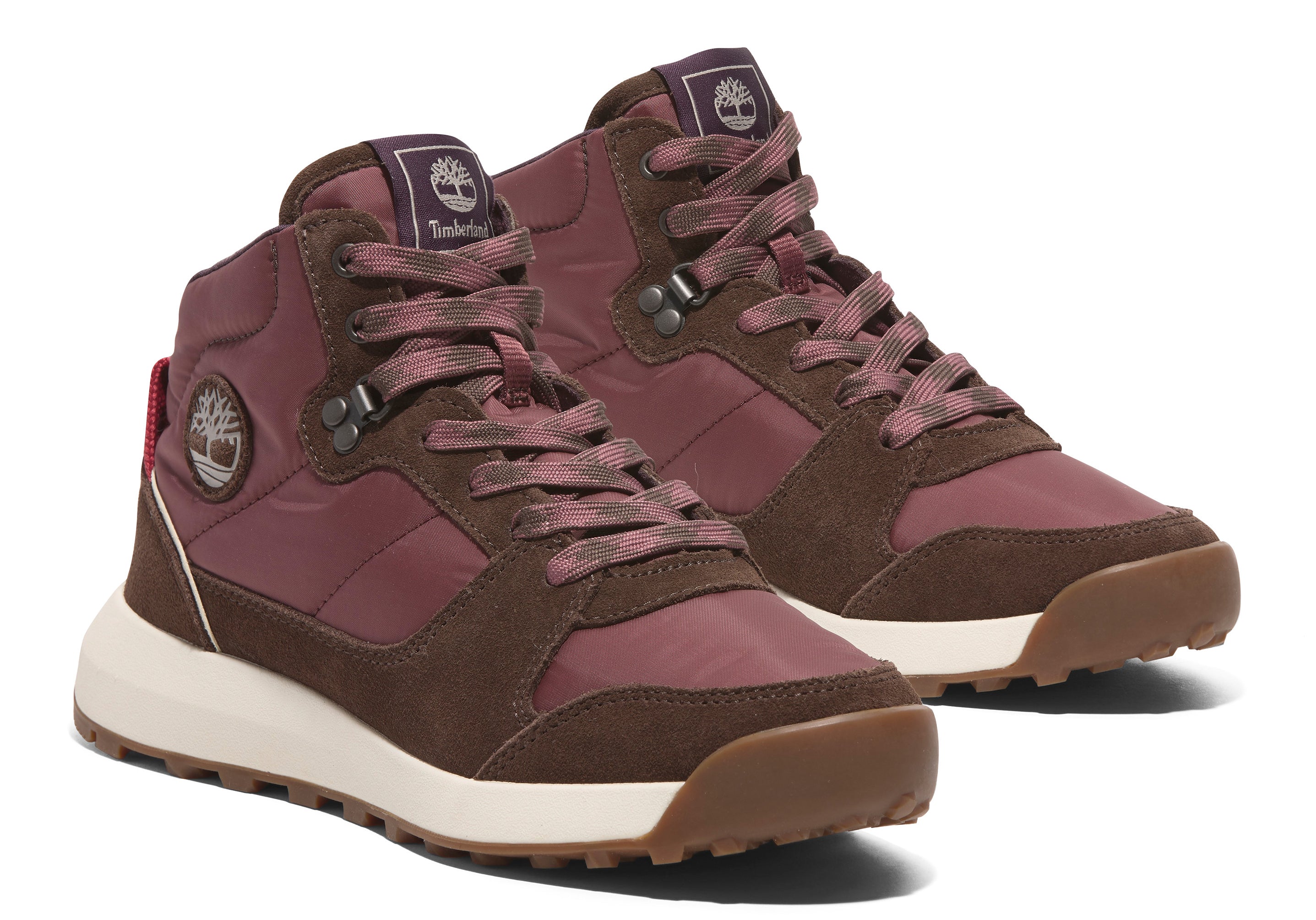Retro Swift High Top Lace Up Sneaker Medium Red - Image 5