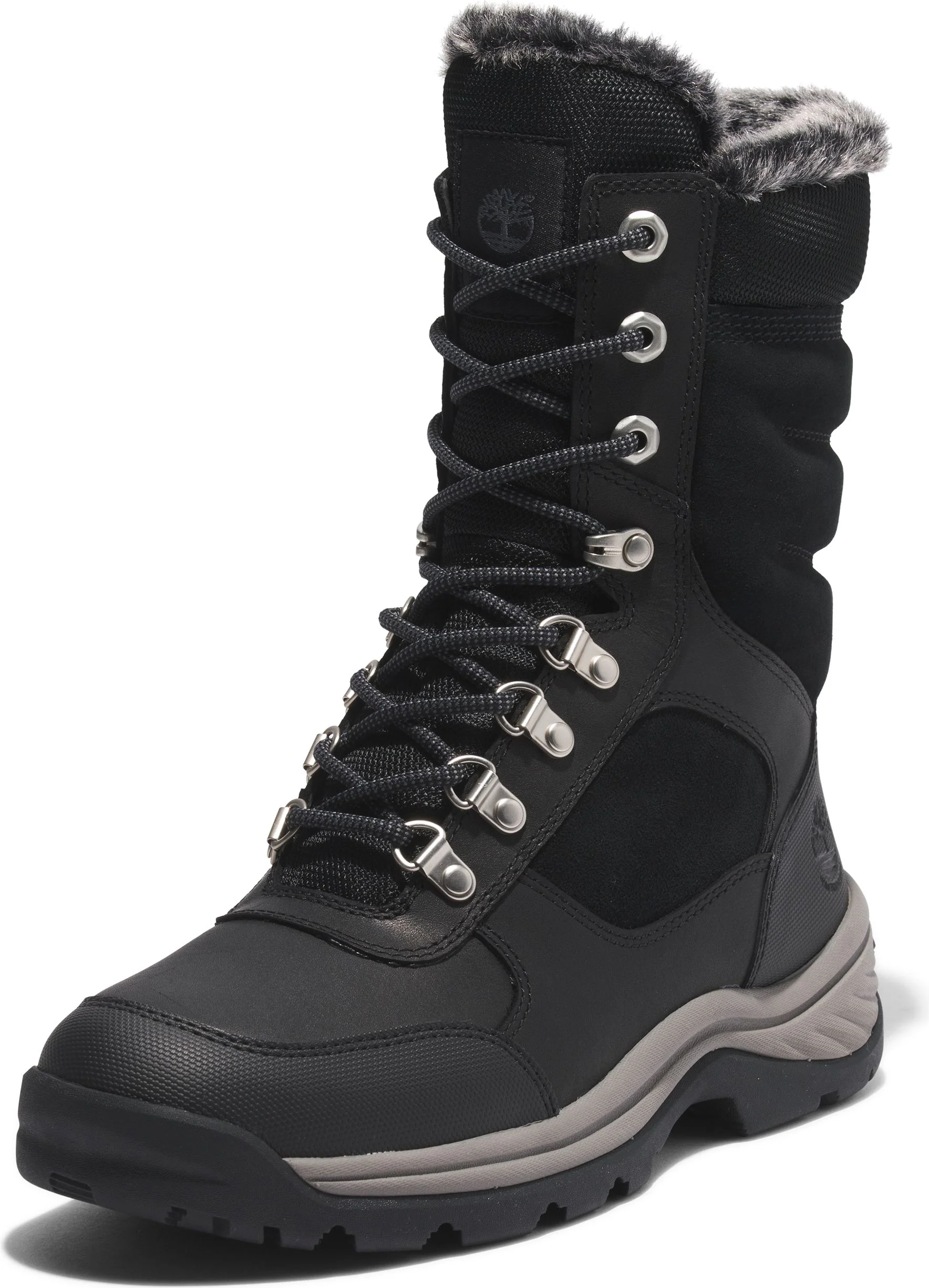 White Ledge Mid Lace WP Ins Boot Black Black - Image 3
