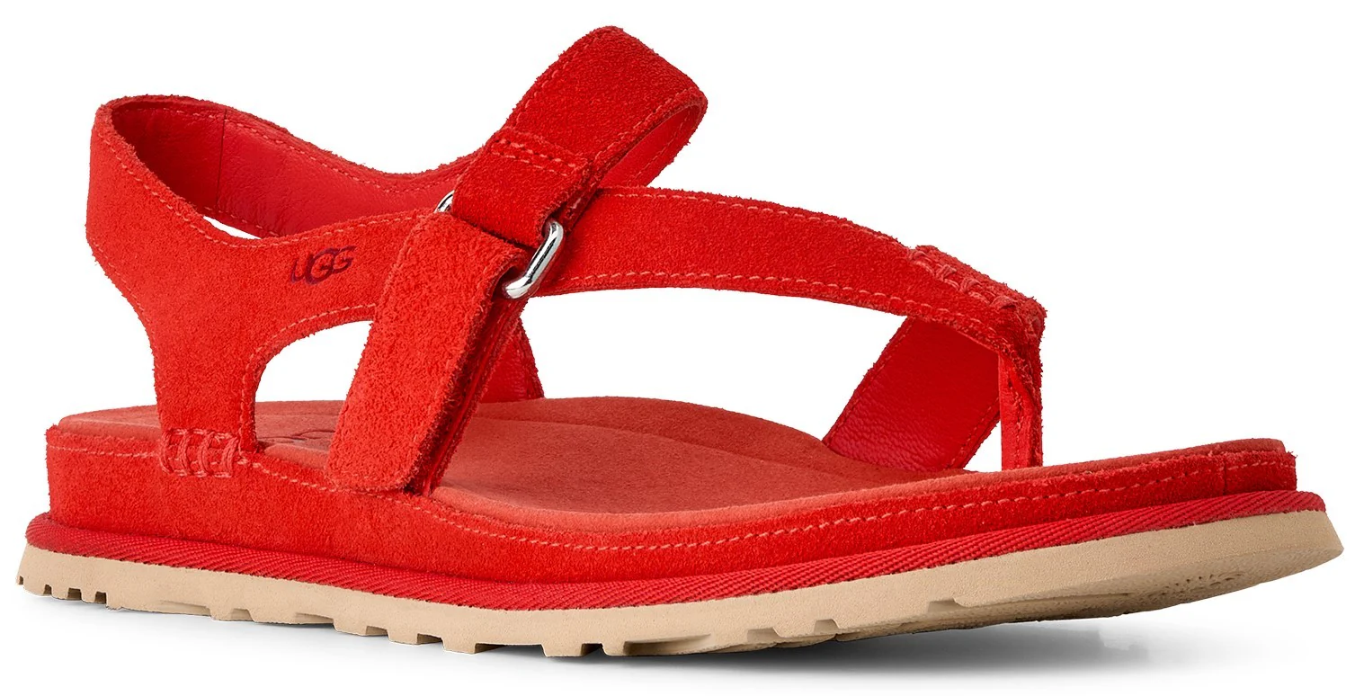 Womens Goldengaze Toe Post Red Pepper
