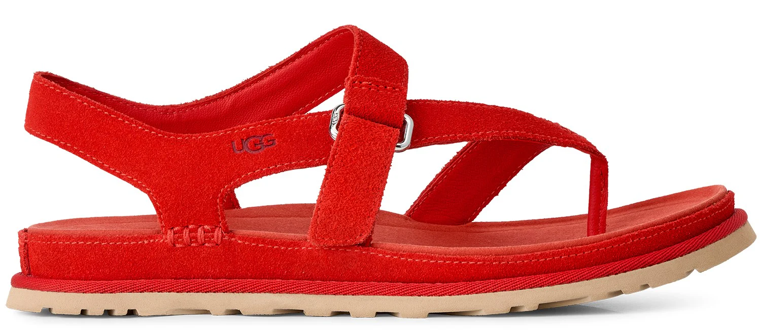Womens Goldengaze Toe Post Red Pepper - Image 2
