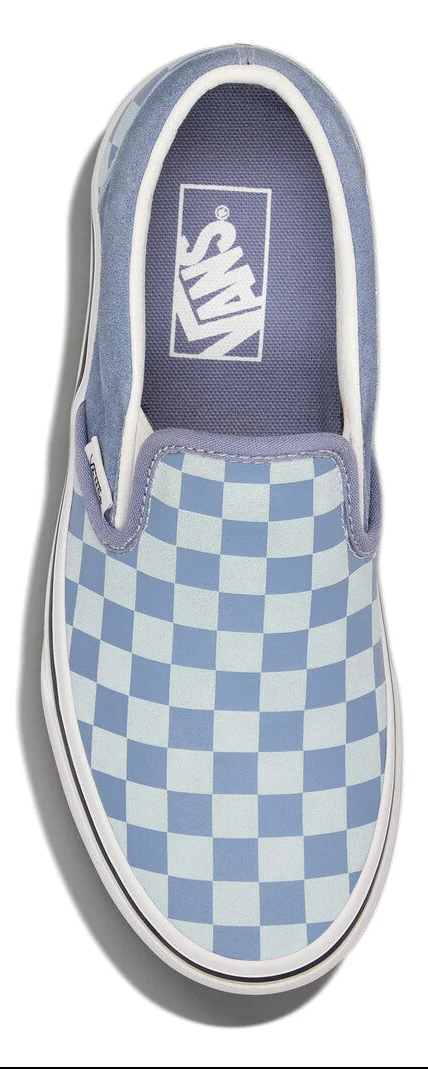 U Classic Slip On Checkerboard Light Blue - Image 2
